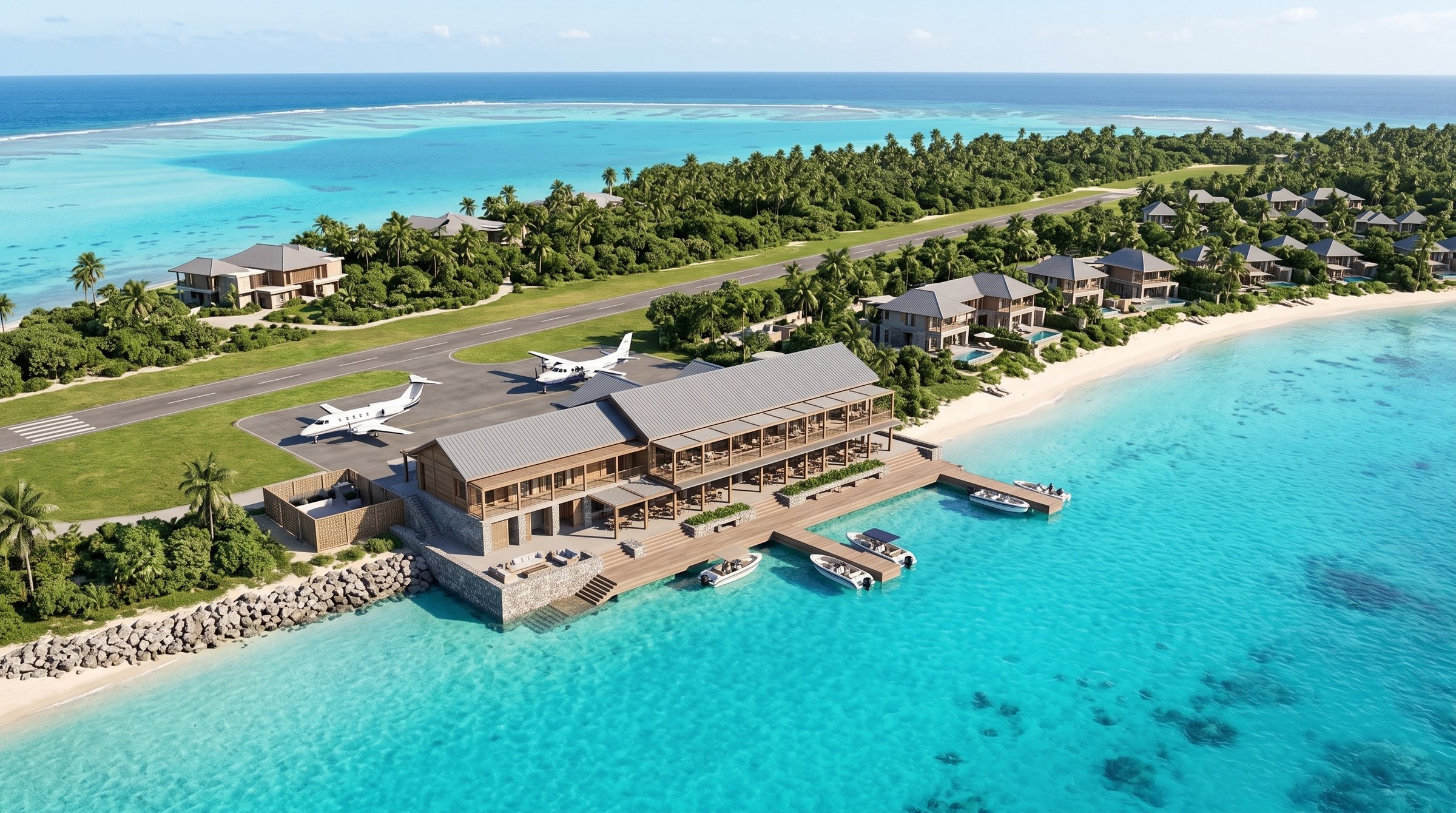Katafanga Blue Lagoon Completion Resort concept visualization thumbnail.