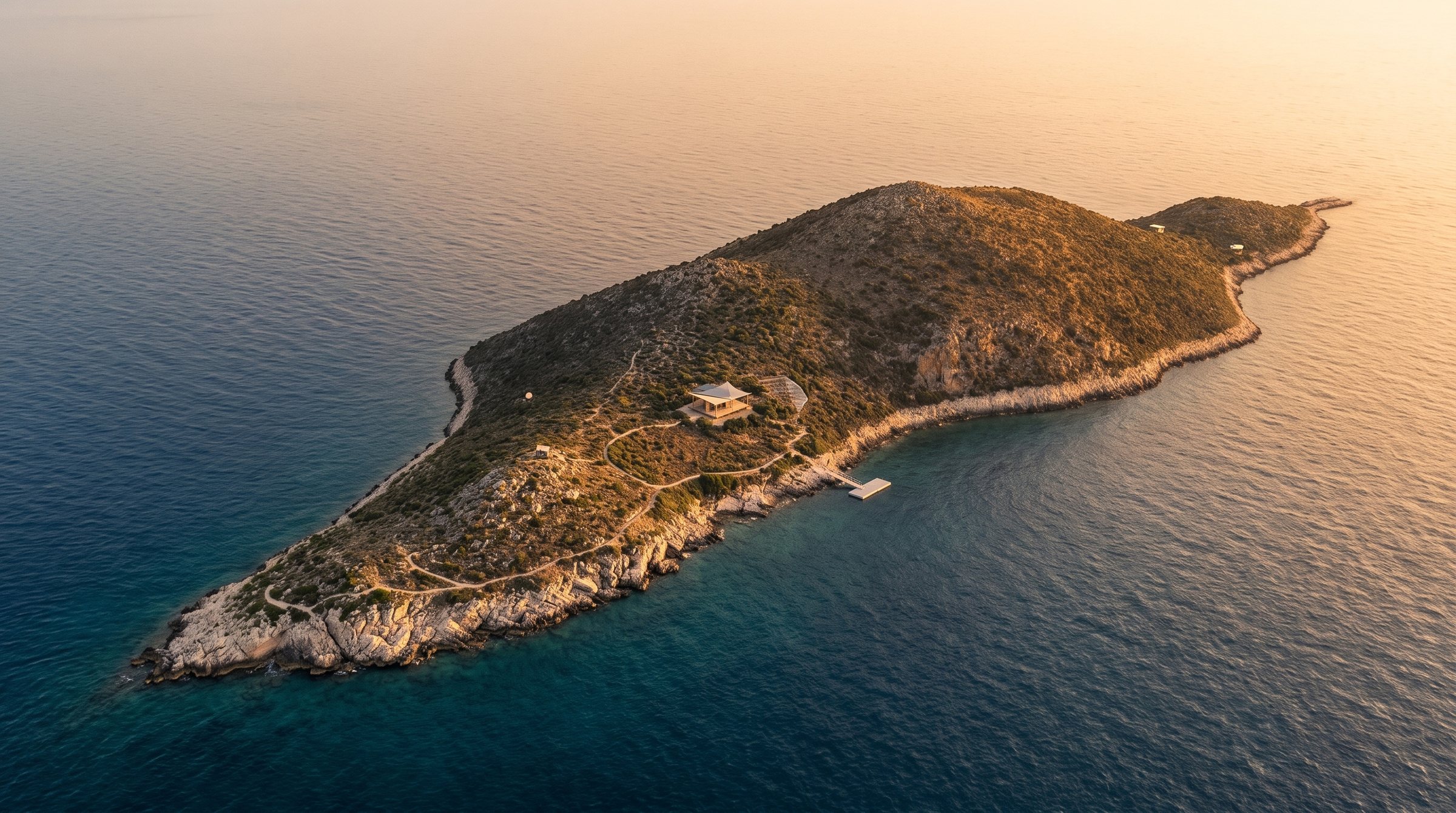 Makri Ionian Conservation Retreat concept visualization thumbnail.