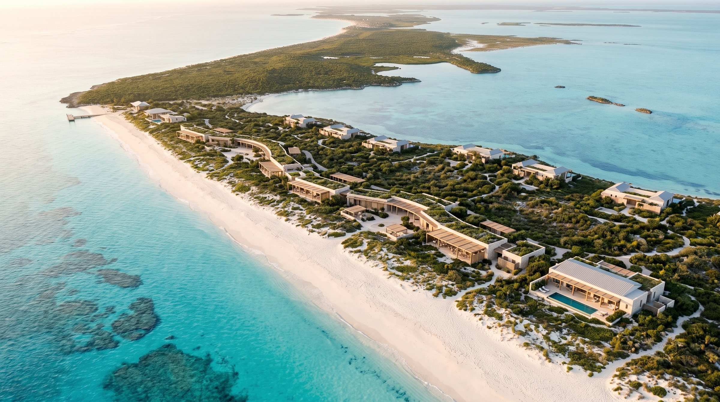 Water Cay Dune Reserve Estate concept visualization thumbnail.